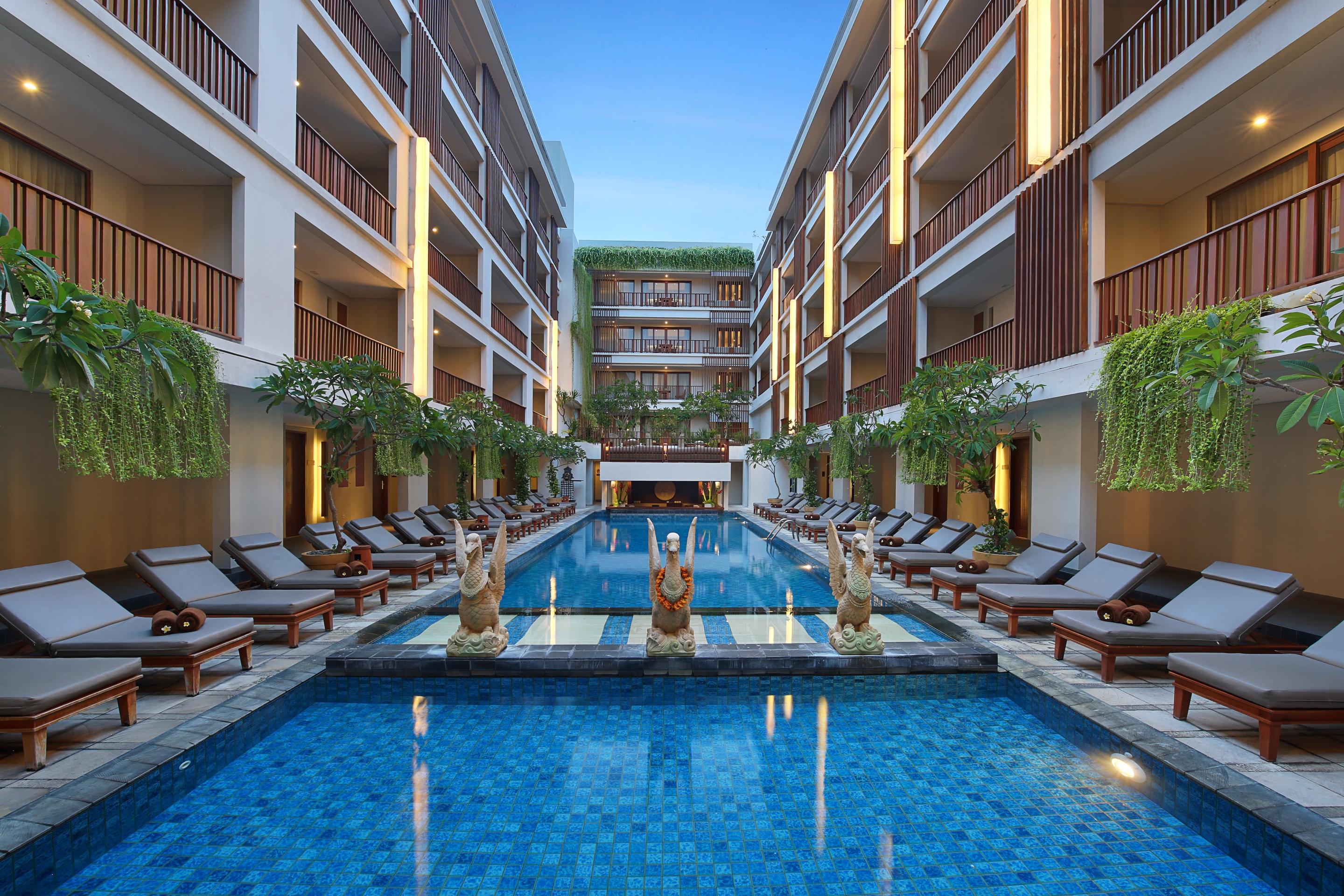 The Magani Hotel And Spa Legian  Exterior photo The hotel's main pool